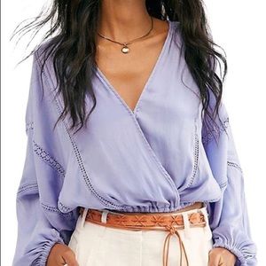 Free People Lavender Blouse